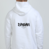 Premium Unisex Oversized Hooded Sweatshirt White - Image 2