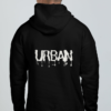 Premium Unisex Oversized Hooded Sweatshirt Black - Image 2